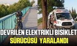 Manisa'da elektrikli bisiklet devrildi: 1 yaralı!