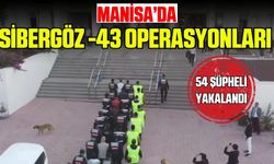 Manisa ve diğer 14 ilde Sibergöz -43 operasyonları