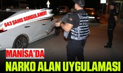 Manisa'da"Narko-Alan" Uygulaması! 298 Araç Denetlenirken, 643 Şahıs Sorgulandı