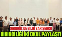 Sarıgöl'de bilgi yarışması: İki okul birinciliği paylaştı