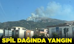 Spil Dağı'nda orman yangını başladı