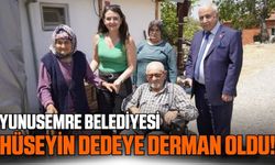 Yunusemre Belediyesi bayram öncesi Hüseyin dedenin yüzünü güldürdü!