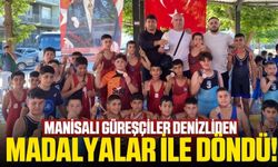 Yunusemreli güreşçiler Denizli'de Manisa'nın gururu oldu!