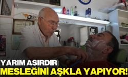 57 yıldır mesleğini ilk günkü hevesle sürdürüyor!