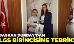 Başkan Durbay, LGS birincisini ağırladı!