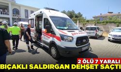 Bıçaklı saldırgan dehşet saçtı: 2 ölü 7 yaralı