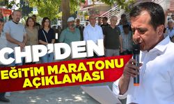 CHP Sarıgöl İlçe Başkanlığı'ndan 'Eğitim Maratonu' Açıklaması
