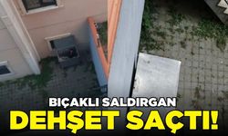 Çöp konteynerinde eli bıçaklı saldırgan suç makinesi çıktı