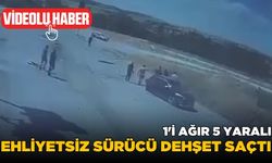 Ehliyetsiz 16 yaşındaki sürücünün yol açtığı kazada 1'i ağır 6 yaralı