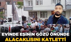 Polis memuru eşinin gözleri önünde alacaklısını öldürdü