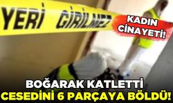 Genç kızı boğarak öldürüp cesedini 6 parçaya ayırdı