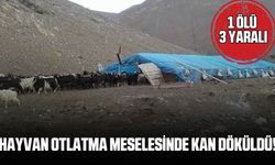 Çobanlar arasında silahlı kavga : 1 ölü,3 yaralı!