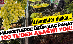 Marketlerde üzüm kaç para?