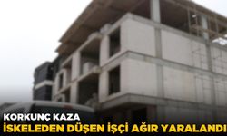 İskeleden düşen işçi ağır yaralandı