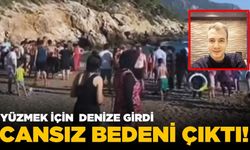 Denize giren şahıs boğularak can verdi!