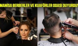 Manisa'da berberler ve kuaförler pazar günleri kapalı!