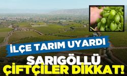 Sarıgöl İlçe Tarım Müdürlüğü üreticileri uyardı!