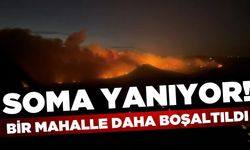 Soma'daki yangında mahalle daha boşaltıldı