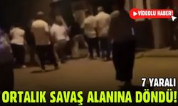 Aileler sopa ve taşlarla birbirlerine saldırdı: 7 yaralı