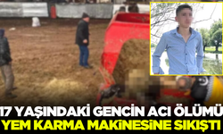 Yem karma makinesi sonunu getirdi