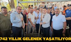 742 yıllık süren gelenek devam ediyor