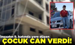 9. kattan düşen çocuk hayatını kaybetti