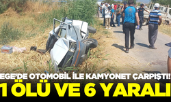 Otomobil ile kamyonet çarpıştı! 1 ölü ve 6 yaralı