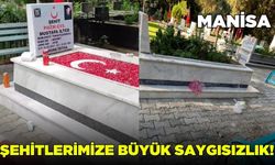 Turgutlu'da Şehitliğe Saygısızlık!