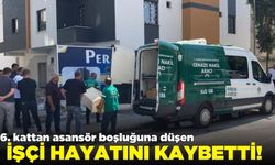 Asansör boşluğuna düşen işçi hayatını kaybetti!