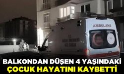 Evinin balkonundan düşen çocuk hayatını kaybetti