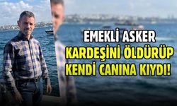 Emekli asker önce abisini öldürdü sonra kendi canına kıydı