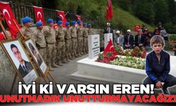 Şehit Eren Bülbül ölümünün 7. yılında mezarı başında anıldı