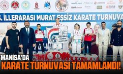 Manisa'da karate turnuvası tamamlandı!