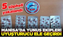 Manisa'da Yunus Ekipleri uyuşturucu ele geçirdi