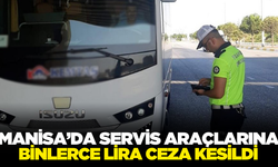 Manisa'da servis araçları denetlendi