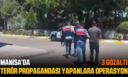 Manisa'da sosyal medya üzerinden terör propagandası yapan kişilere operasyon! 3 gözaltı