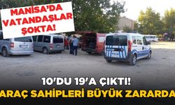 Manisa'da park halindeki 19 aracın lastikleri kesildi