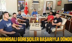 Manisa Gençlik ve Spor İl Müdürü Öztürk başarılı güreşçileri tebrik etti