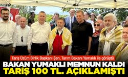 Tarım Bakanı Yumaklı, TARİŞ'in alım fiyatından memnun kaldı