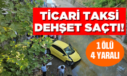 Ticari taksi dehşet saçtı: 1 ölü 4 yaralı