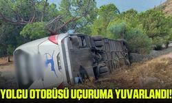 Yolcu otobüsü uçuruma yuvarlandı!