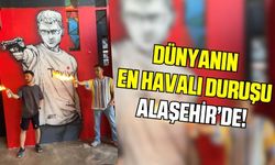 Yusuf Dikeç'in havalı duruşu Alaşehir'de yaşatılıyor!