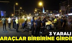 4 araç birbirine girdi: 3 yaralı