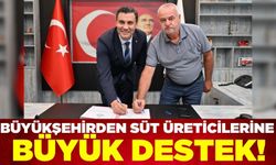 Büyükşehir ile Salihli Yılmaz Süt Üreticileri Kooperatifi arasında protokol imzalandı!