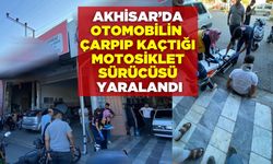 Akhisar'da motosiklet kazası! 1 Yaralı