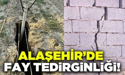 Alaşehir'de fay tedirginliği