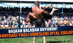 Başkan Balaban, Yuntdağı Yağlı Güreşleri’ni iptal ettiğini duyurdu!