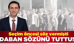 Selendi Belediye Başkanı Murat Daban sözünü tuttu