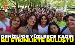 Denizli'de kadınlar nefes etkinliğinde buluştu