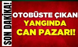 İETT otobüsünde yangın!